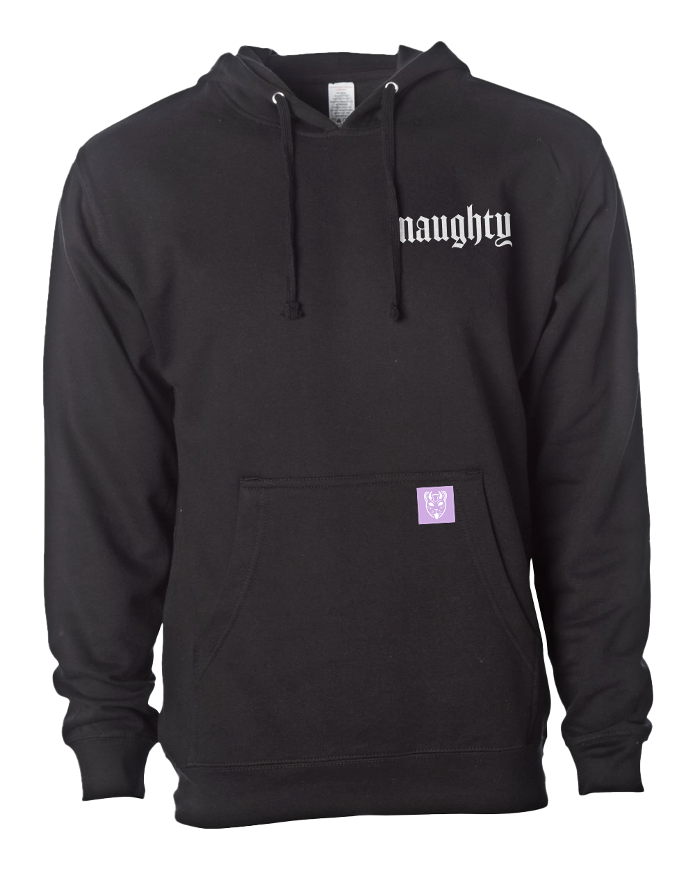 Black Naughty Hoodie The Home Team Merch