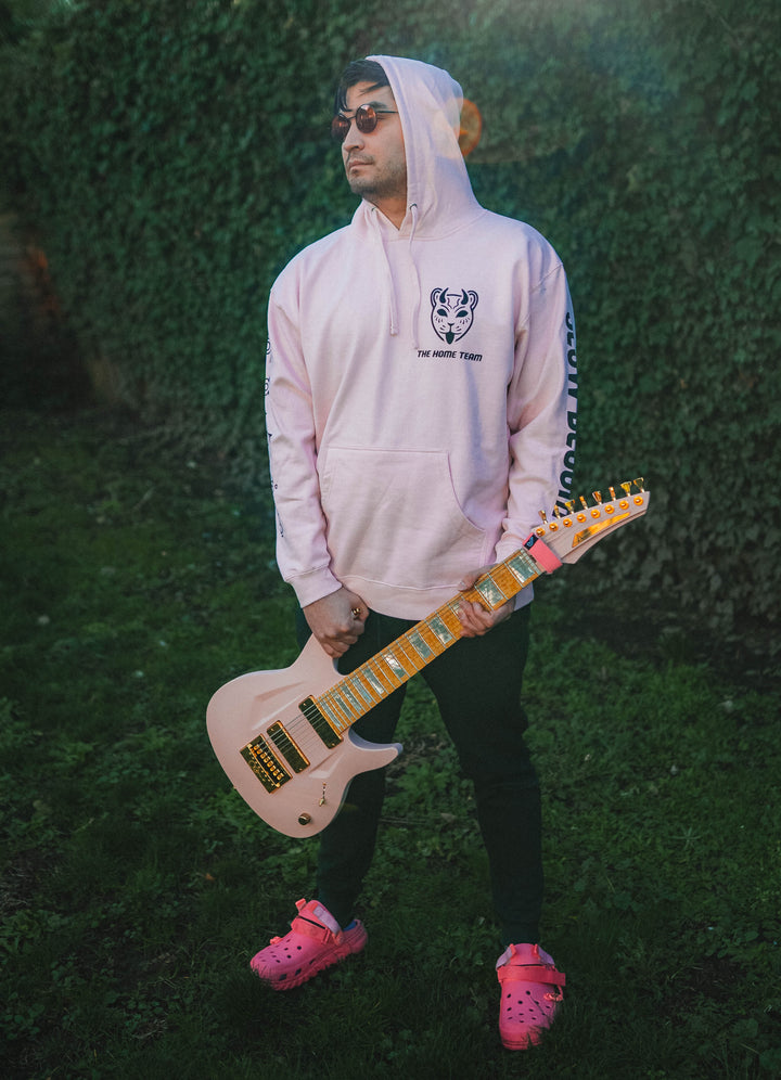 Slow Bloom Pink Hoodie